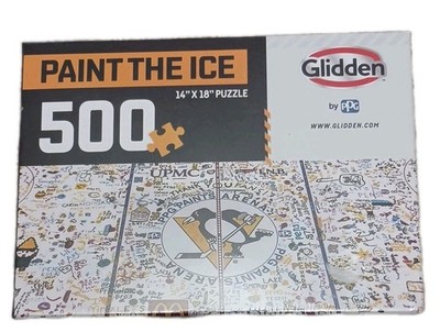 Pittsburgh Penguins PPG Glidden PAINT THE ICE Puzzle SGA Hockey NEW & SEALED