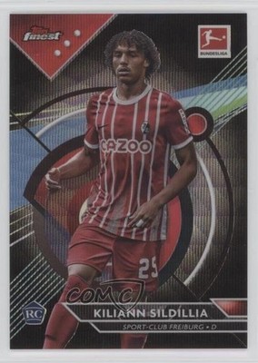 2022-23 Finest Bundesliga Black Wave Refractor Kiliann Sildillia Rookie RC 0kr0