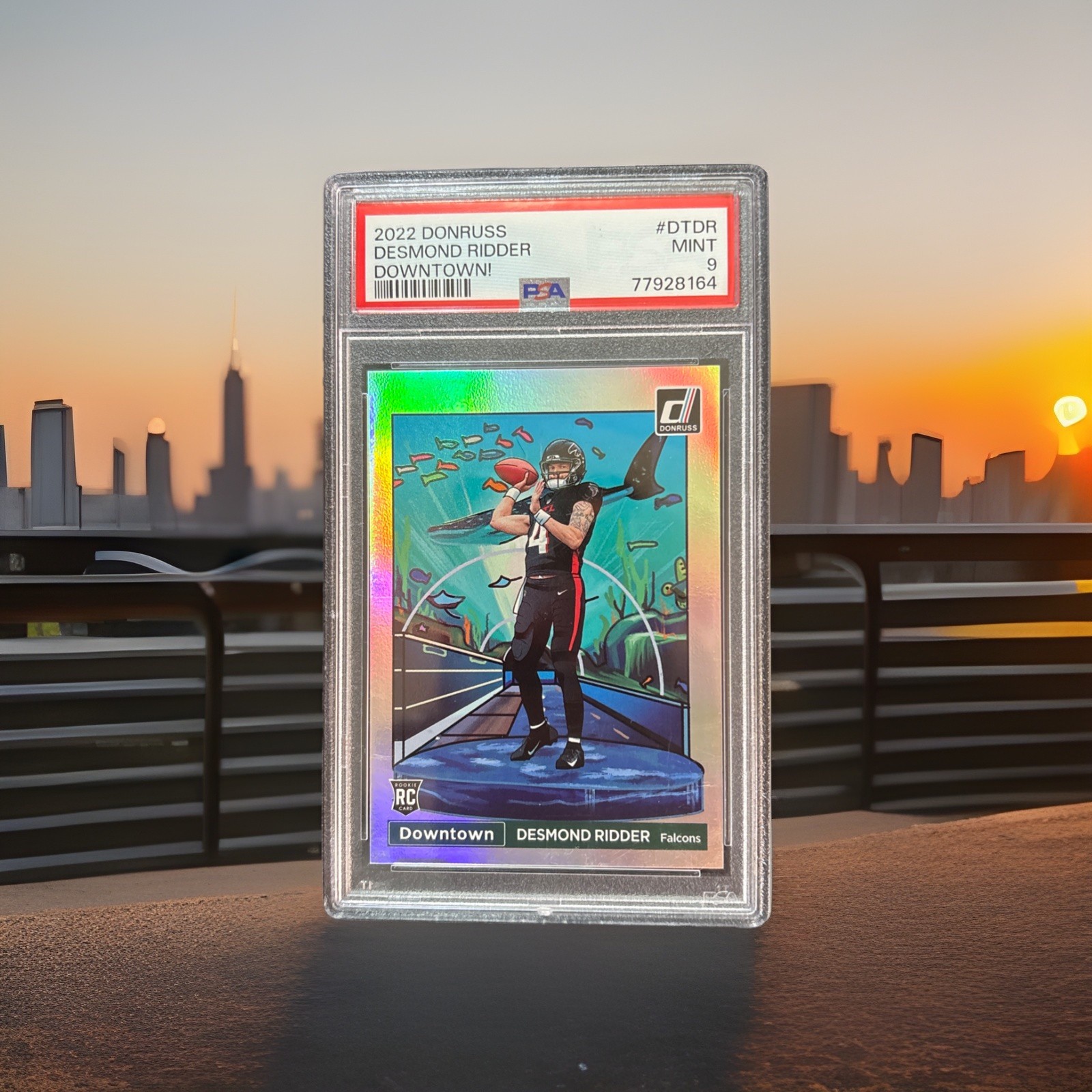 ✨FREE SHIPPING DESMOND RIDDER 2022 DONRUSS OPTIC DOWNTOWN ROOKIE SSP RC PSA 9 ✨