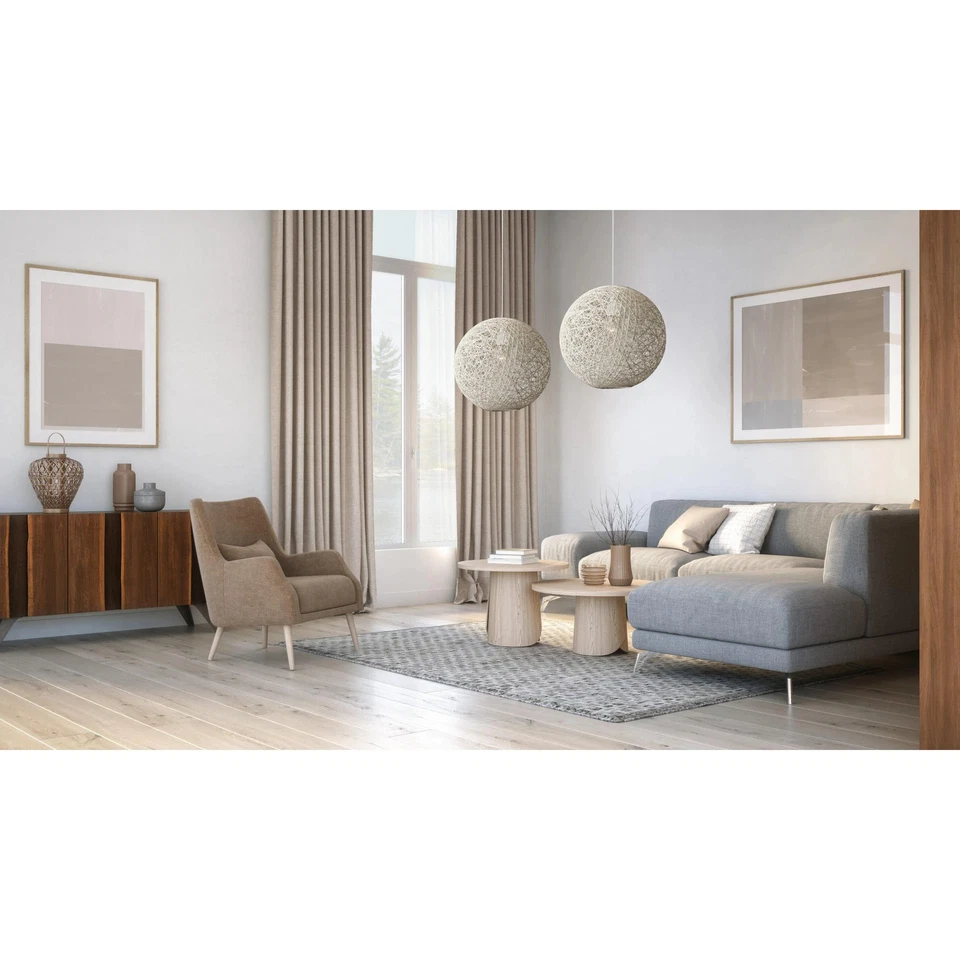 Colgante Havana Extra Grande Blanco Foto 3 de 3