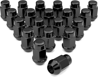 1/2 x 20 Lug Nuts, 20PCS Wheel Lug Nut Set Closed Bulge Acorn Spline 1.38'' Tall 