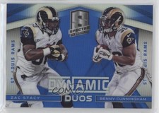2014 Panini Spectra Dynamic Duos Blue Prizm 17/49 Benny Cunningham Zac Stacy 2r8