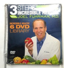 3 Steps to Incredible Health DVD 2011 6-Disc Library Joel Fuhrman MD Nutrition