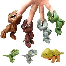 Jurassic Finger Dinosaur Triceratops Tyrannosaurus Model Toys for Kids Creative