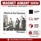 Magnet Marie Et Les Garçons french Punk 5x5 cm Aimant Frigo Fridge Magnet v2