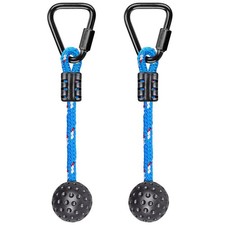 2 Pack Ninja Monkey Bars with Grip Ball 250LB Capacity Obstacle Course Bars w...