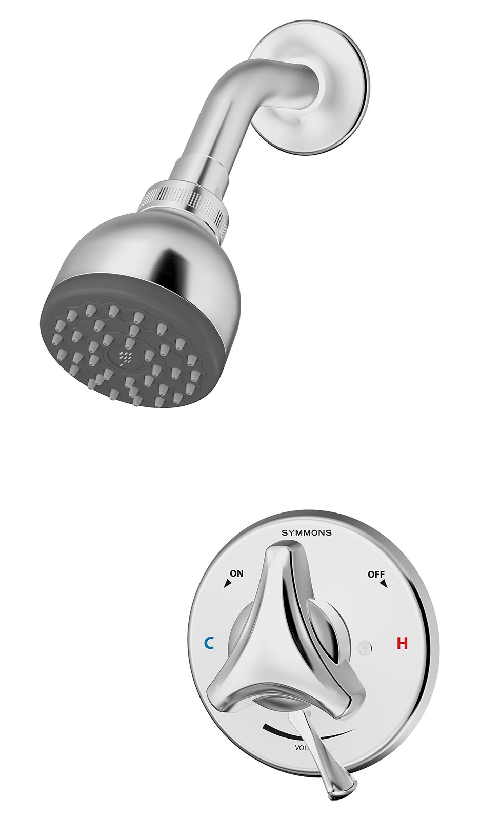 Symmons S9601XPRP Origins shower system, Without Tub Spout, 