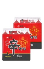 Nongshim Shin Ramyun Spicy Instant Noodles 120g 10 Packs , Korean Food