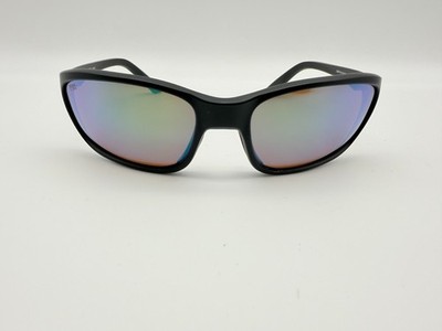 NEW Costa Del Mar BRINE II Polarized Sunglasses Matte Black / Green Mirror Glass
