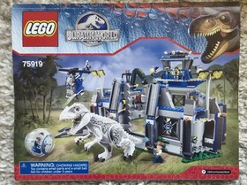 LEGO Jurassic World: Indominus Rex Breakout (75919) 99% Complete w/ Box