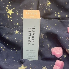 SUMMER FRIDAYS Dream Lip Oil in the shade Bare Sand 4.5ml .15oz full size NIB