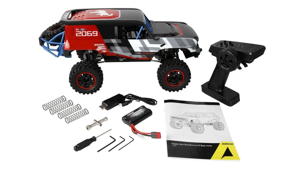 Hyper GO Ford Bronco Baja 1000 Brushless 1:12 RTR Amewi 22740 - Bild 4 von 4