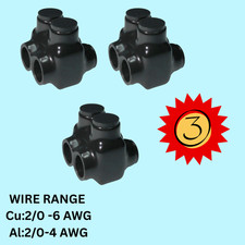 Two-Port Insulated Connector for copper and aluminum wire