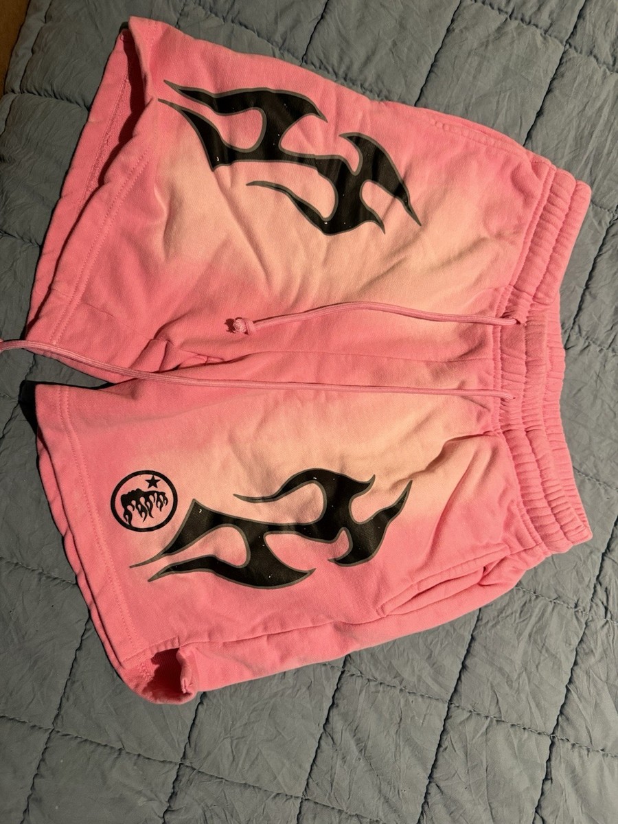 【正規品　nfcタグ反応済み】Hellstar pinkハーフパンツ Pink Hellstar Shorts Rep Adult Size M (lightly Used) Comes With