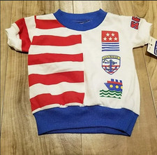 VTG Buster Brown Baby Shirt 12M NWT New Old Stock 70s 80s Nautical Sailboat USA