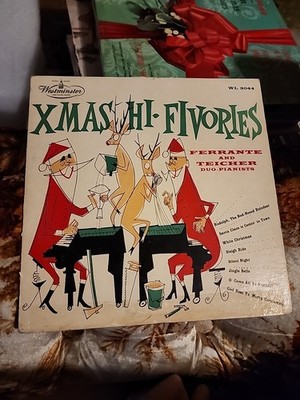 Ferrante & Teicher Xmas Hi-fivories 10'' LP 1954 Westminster Rare