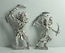 Warhammer Old World - Witch Elves (x2) - Dark Elves - OOP Fantasy Metal WfB