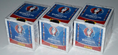 PANINI Euro France 2016 - 3 OVP Display 150 Tüten OVP/Top