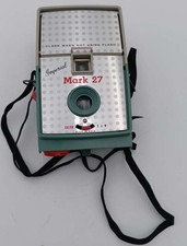 Vintage Imperial Mark 27 Box Camera w/ Flash  Strap Made in USA