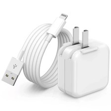 OEM 12W 2.4A Charger for iPad Pro Air Mini iPhone 14 13 12 11 SE iPod touch NEW