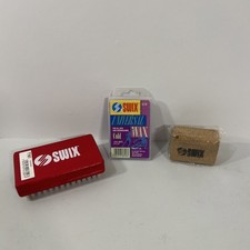 Swix Ski Wax, Brush, And Cork Apllicator - Sw...