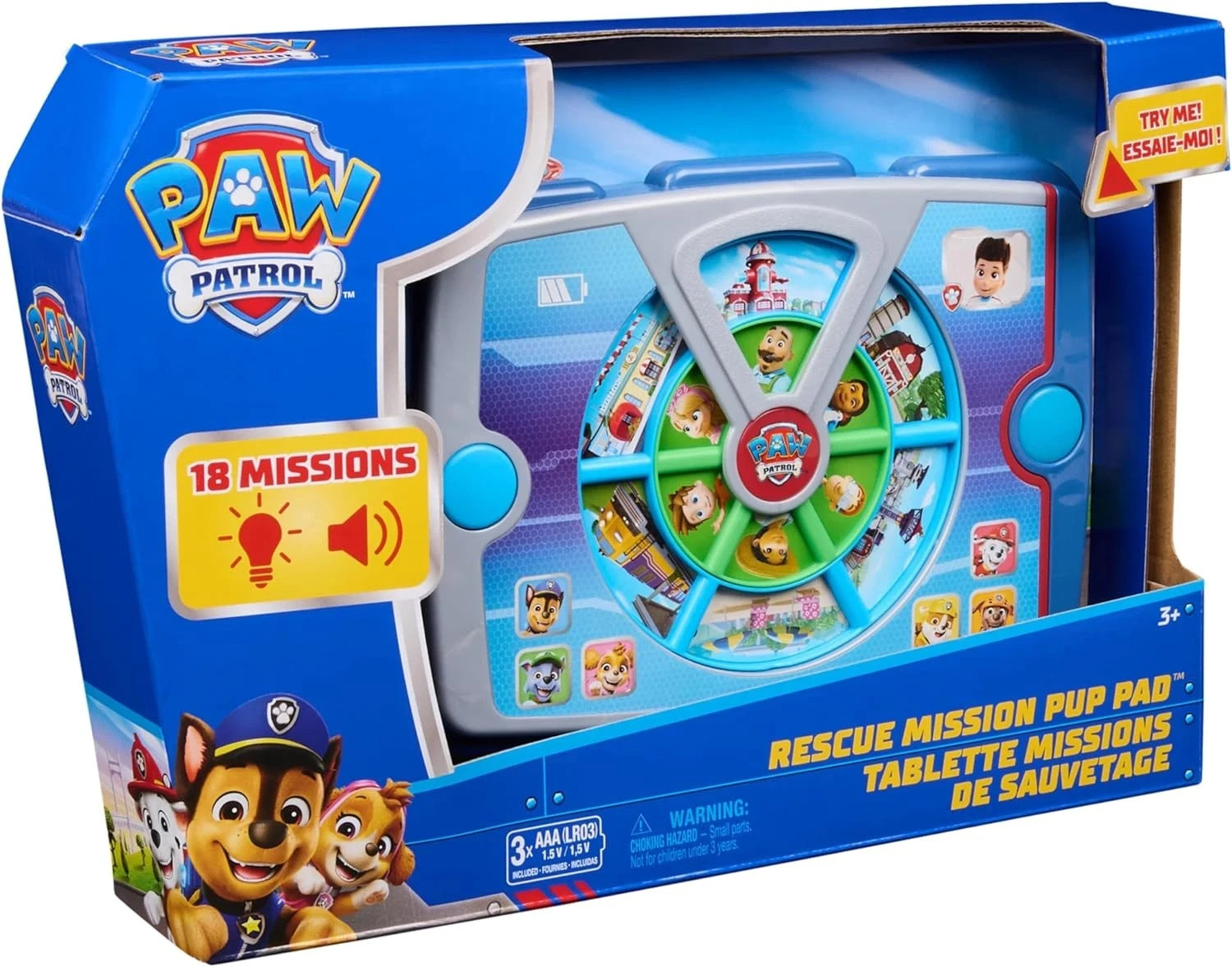 Paw Patrol Academy Rescue Mission Pup Pad Interactive Toy Game - Box is Damaged