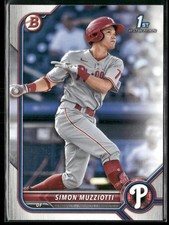 2022 Bowman #BP-40 Simon Muzziotti Prospects