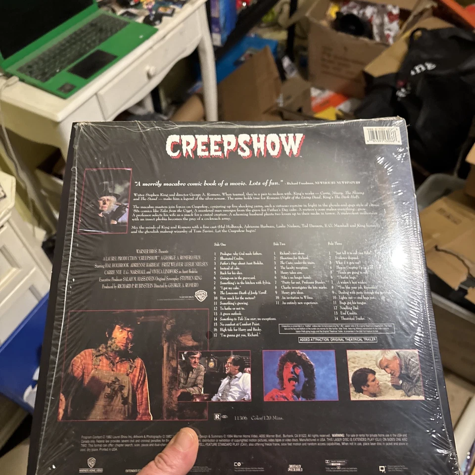Creepshow Laserdisc- Stephen King-Classic Horror Movie #london - Image 4 of 4