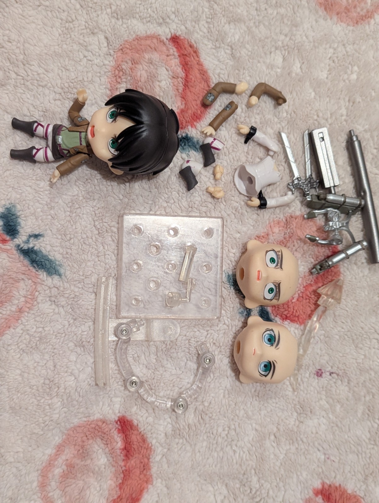 Nendoroid Eren Yeager Anime Action Figure Season 1 Attack On Titan Good Smile Co