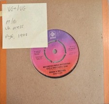 Brian & Michael Matchstalk Men & Matchstalk Cats & Dogs Vinyl Record 7" VG+/VG