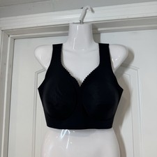 Evelyn  Bobbie The Evelyn Bra Large Black Seamless Wirefree