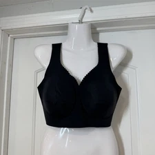 Evelyn & Bobbie The Evelyn Bra Large Black Seamless Wirefree