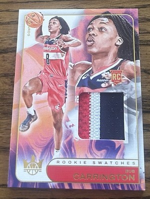 Bub Carrington 2024-25 Panini Court Kings Rookie Swatches Patch RC #RJS-BCG