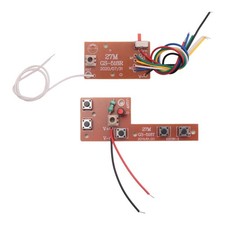 2X(2 St&uuml;ck 5CH RC Fernbedienung 27MHz Schaltung PCB Sender und Empf&auml;nger6200