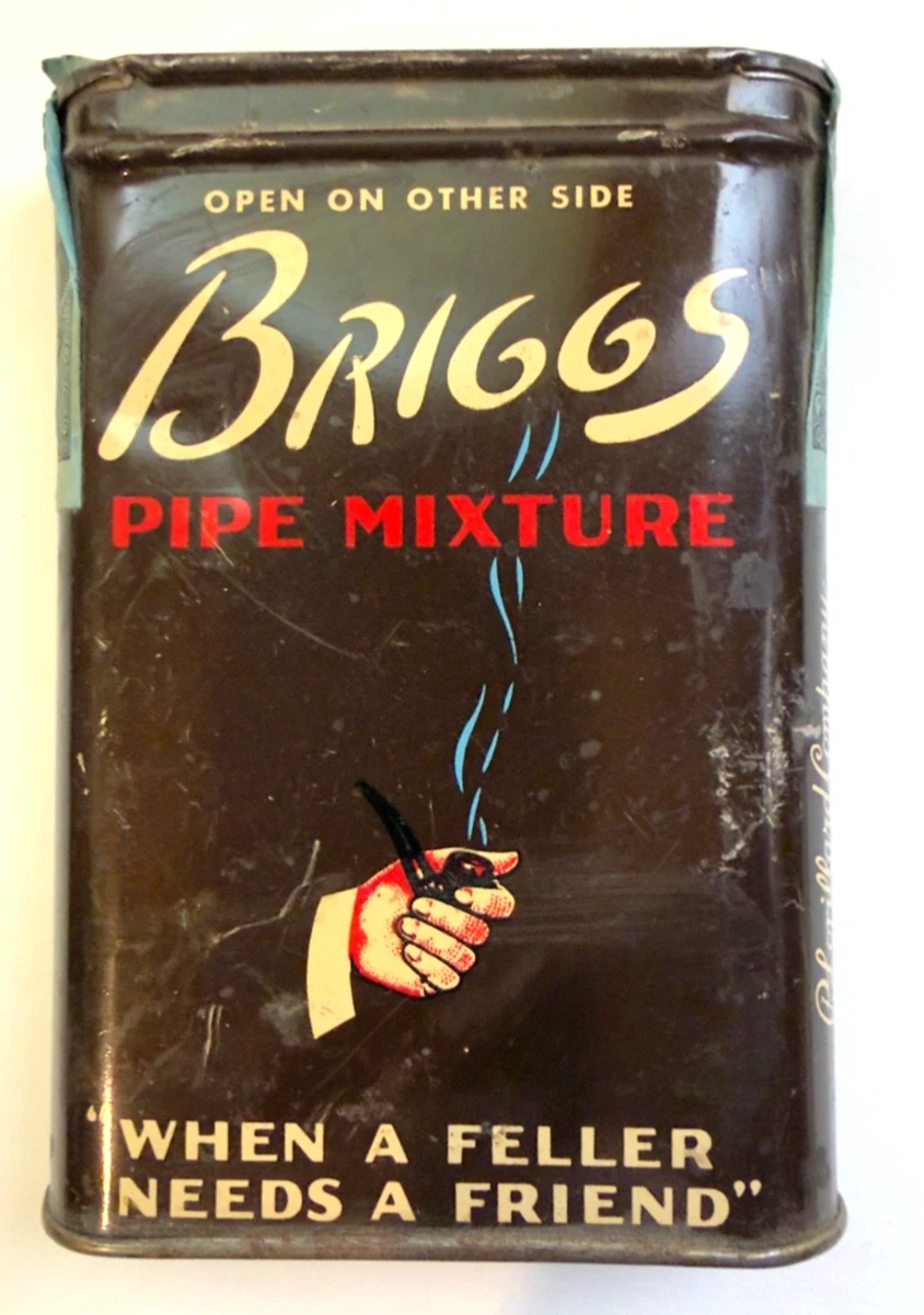 briggs pipe mixture tobacco tin Briggs Tobacco Tin for sale