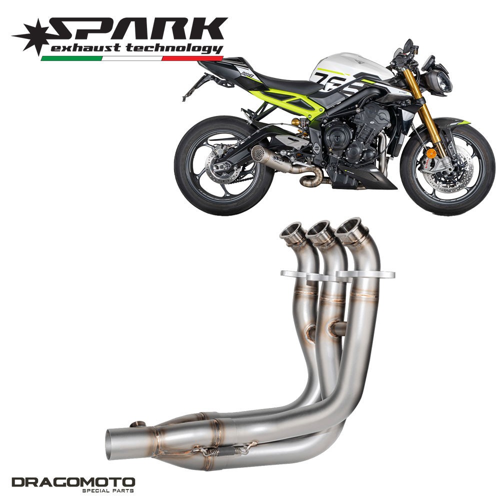 TRIUMPH STREET TRIPLE 765 RS ABS 2017-2023 Collettore SPARK Racing