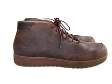 Redwing Men's Draftsmith 5" Safety Toe Leather Chukka Work Shoes Brown 2180 14D