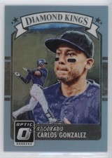 2016 Panini Donruss Optic Diamond Kings Carolina Blue 31/50 Carlos Gonzalez if8