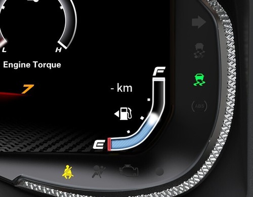 Tachimetro strumentazione digitale LCD auto per Dodge Ram 1500 2500 2013-2018 - Foto 6 di 7