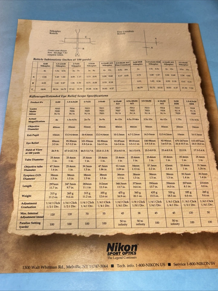 Nikon Sport Optics Riflescopes, Binoculars And Spotting Scopes Catalog - Image 3 of 4
