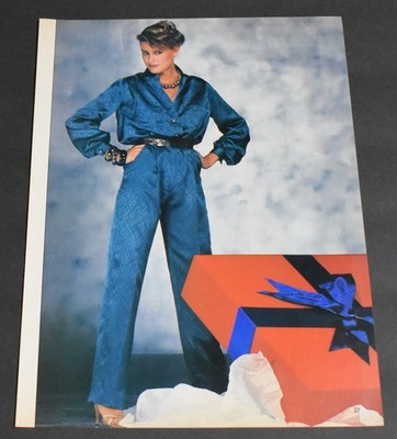1979 Print Ad Sexy Fashion Long Legs Lady Heels Blonde Smooth Gift Pants Hips TP