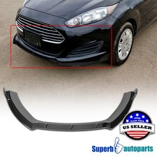 Fits 2014-2019 Ford Fiesta Front Bumper Splitter Spoiler Lip Glossy Black Fits 2014-2019 Ford Fiesta Front Bumper Splitter Spoiler Lip Glossy Black