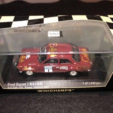 Minichamps 1/43 Ford Escort RS1600 RAC Rally 1974 Rally Car Used