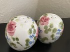 Salt & Pepper shakers Valentino Pattern by Tabletops Unlimited handpntd. - Vntg. — photo 6