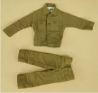 Vintage 1964 Hasbro GI Joe #7500 Soldier Army Fatigue Shirt Pants C7