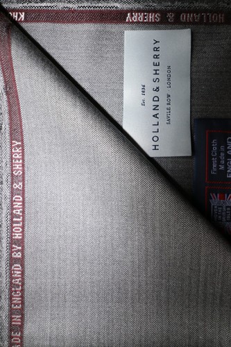 Holland & Sherry 100% SUPERFEINE SEIDE ANZUGSTOFF MADE IN ENGLAND *siehe unten* - Bild 2 von 12