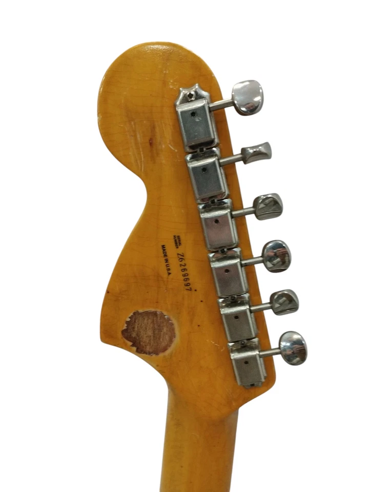 Guitare électrique bleue seconde main Fender Stratocaster USA 2006 - Photo 3/4