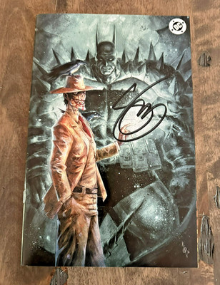 ABSOLUTE BATMAN 19 QUAH VIRGIN VARIANT -   1st APP SCARECROW Signed S Snyder COA