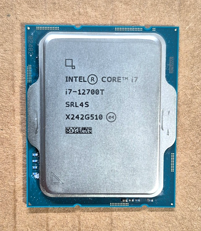 Intel Core i7-12700T Processor (4.7 GHz, 12 Cores, FCLGA1700