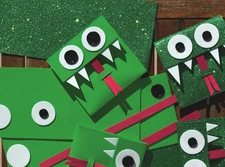 Green EVA Foam Sheets, 30 Pack, 2mm Thick, 9 x 12 Inch, Green Color, for Arts...